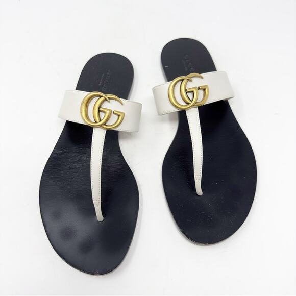 Gucci Shoes - Gucci Marmont GG Thong Sandals